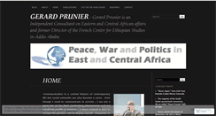 Desktop Screenshot of gerard-prunier.com